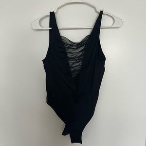 Victorias Secret mesh thong bodysuit